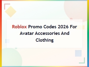 Active Roblox Promo Codes 2026 for Free Avatar Accessories and Clothing